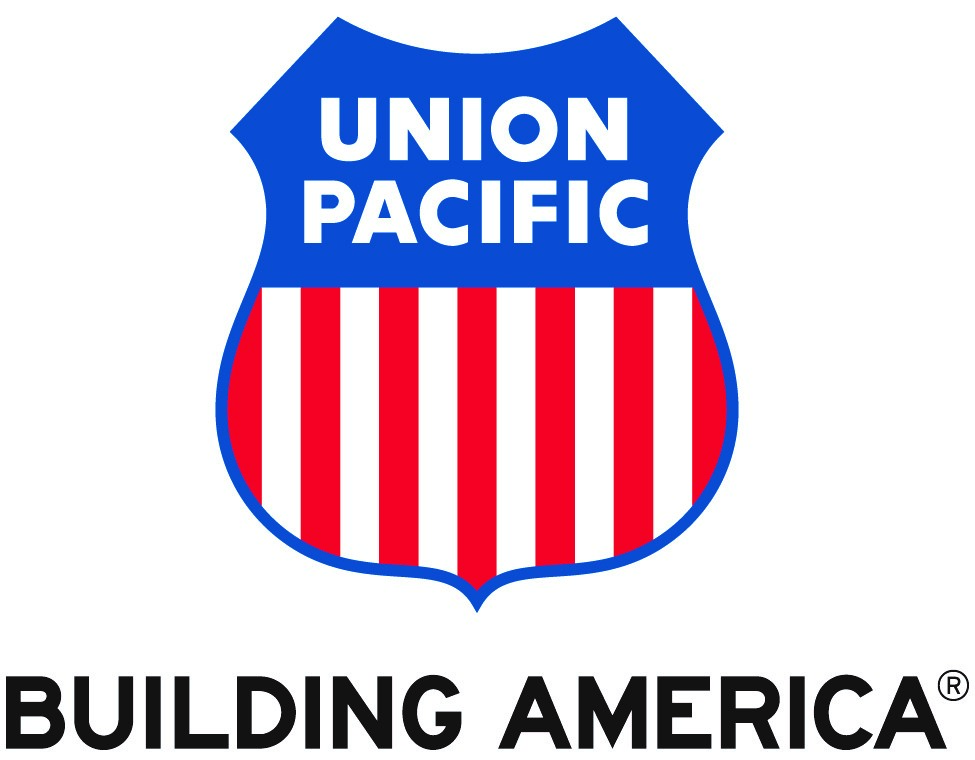 Image of Union Pacific Railroad Logo Building America
