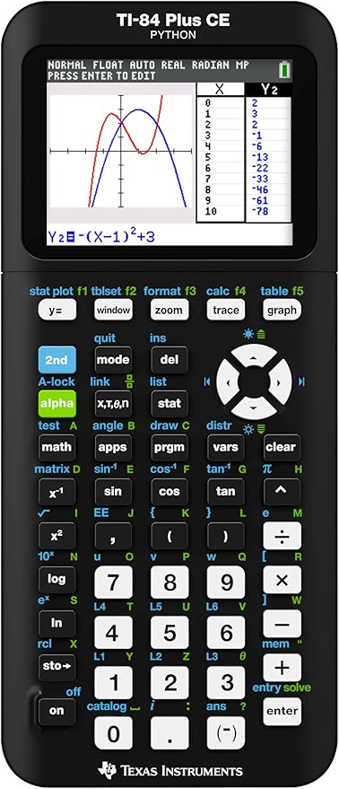 Texas Instruments TI-84 Plus CE Color Graphing Calculator