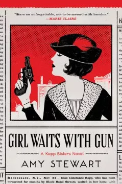 Girl waits with gun cover
