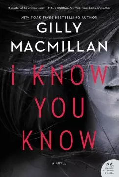 I know you know : a novel cover