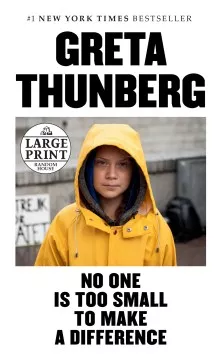 No one is too small to make a difference cover