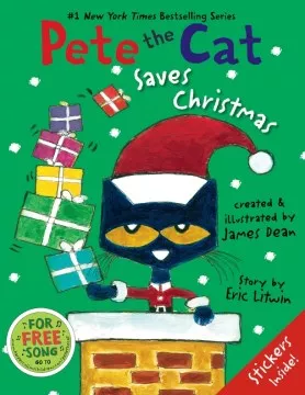 Pete the cat saves Christmas cover