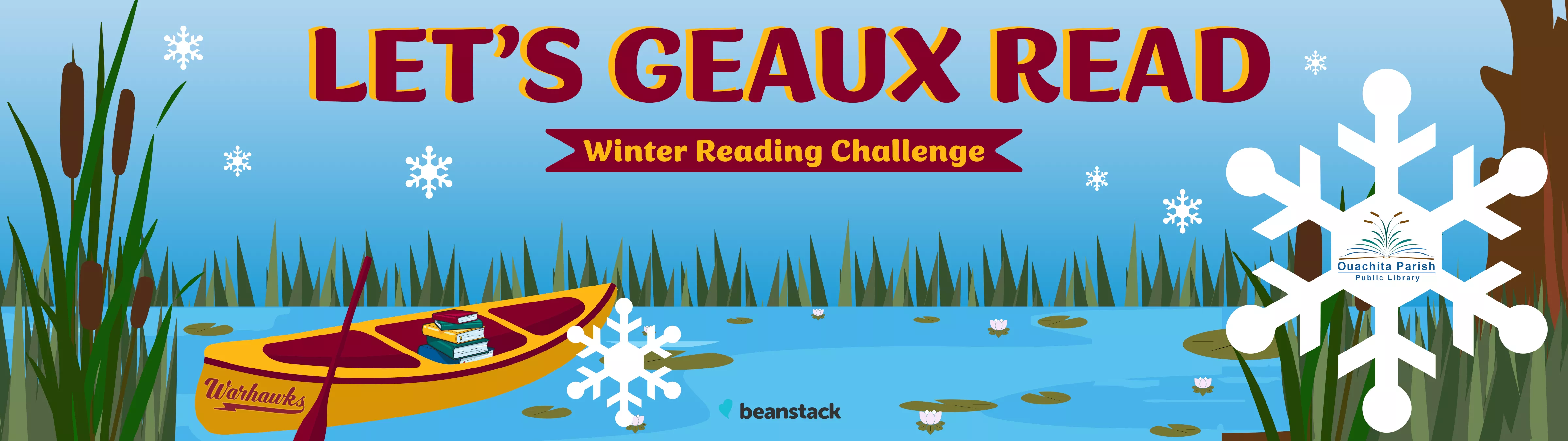 Winter Reading Challenge Scenery